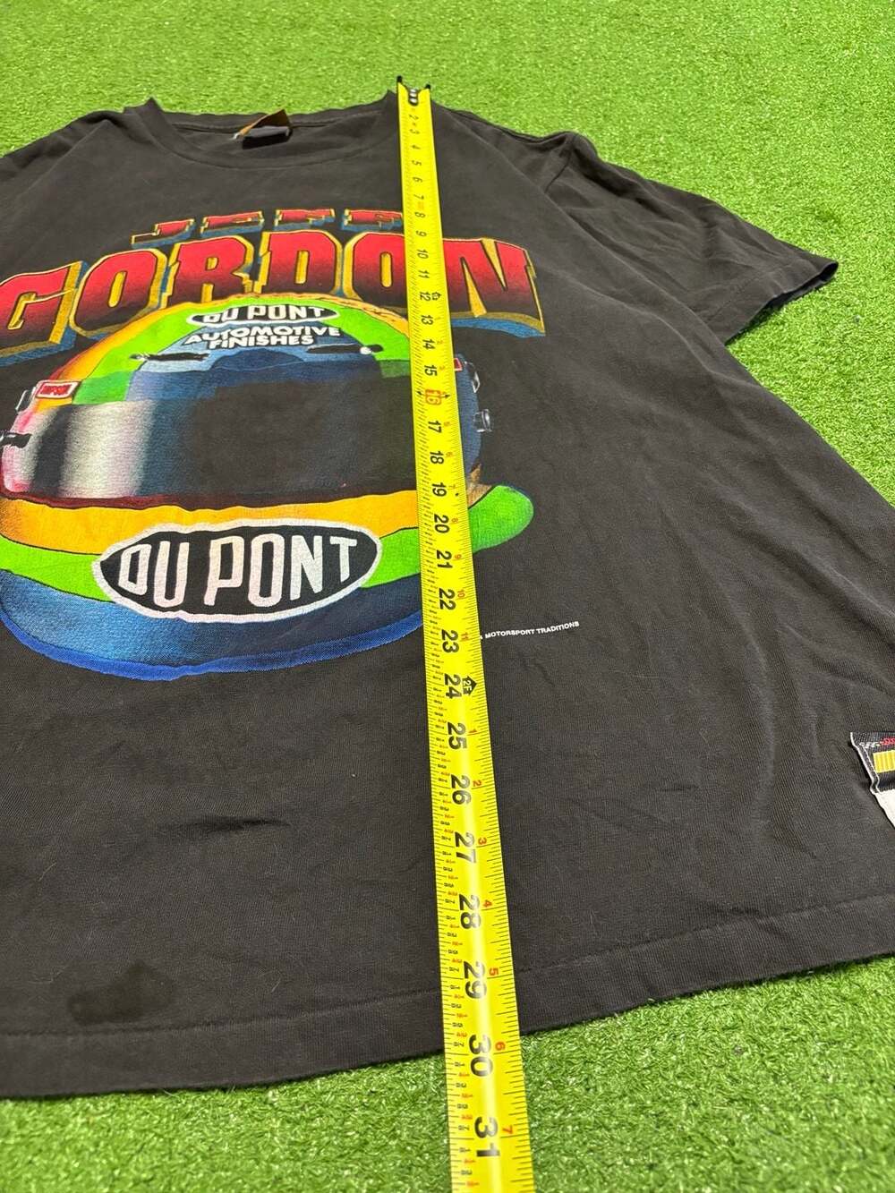 Vintage 1994 Single Stitch Jeff Gordon USA Made NASCAR Nutmeg Mills T-Shirt XL - Picture 6 of 8